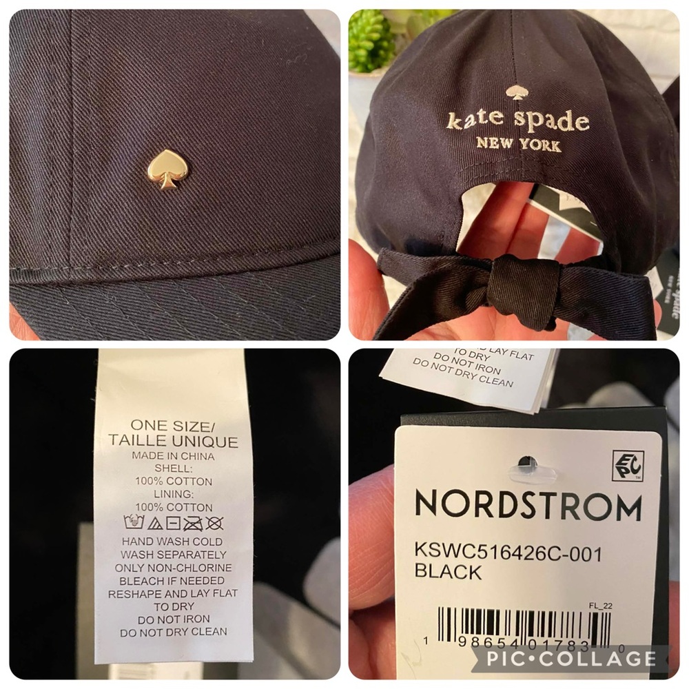 ✨🆕✨Brand New Kate Spade Bow Baseball Cap - Picture 3 of 4